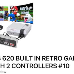 Mini Game Anniversary Edition - Retro Gaming Console with 620 Built-in Classic Games