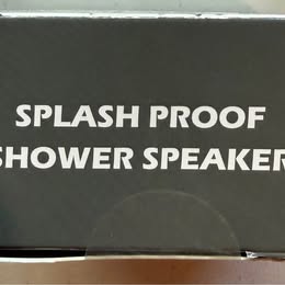 Splash-Proof Bluetooth 5.0 Shower Speaker - Wireless Portable Speaker (Open Box)