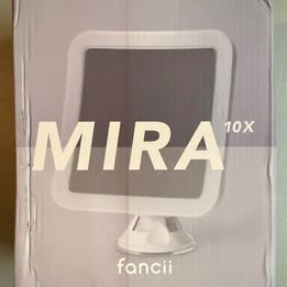 Fancii 10× LED Magnifying Mirror - Swivel Design - Open Box Like New