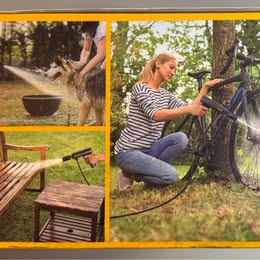 Fanttik K100 Flip Portable Pressure Washer - 174 PSI Cordless Multifunctional Cleaner