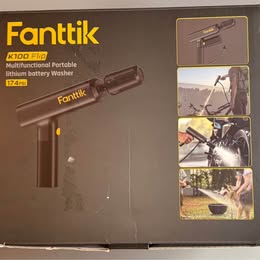 Fanttik K100 Flip Portable Pressure Washer - 174 PSI Cordless Multifunctional Cleaner