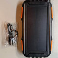 Portable Solar Power Bank - Outdoor Protection Charger with LED Flashlight