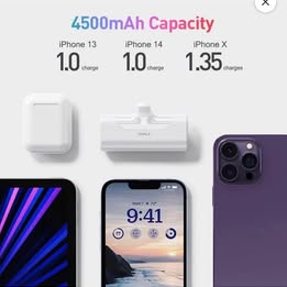 iWALK LinkPod S Portable Charger - 4500mAh Mini Power Bank for iPhone