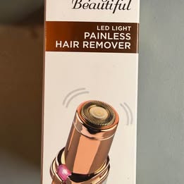 VIVITAR Simply Beautiful LED Light Hair Remover - Painless Facial Hair Trimmer