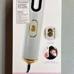 Opulence Portable Hair Dryer - Professional Styling Set with 3 Attachments