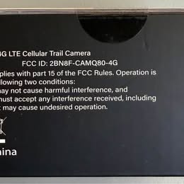 4G LTE Cellular Trail Camera - Built-In SIM Wide-Angle Night Vision Wildlife Security