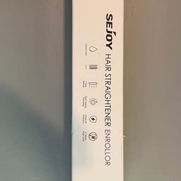 SEJOY Hair Straightener & Enroller - 2-in-1 Ceramic Styling Tool