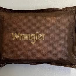 Wrangler Dual Pouch Wristlet Set - PU Leather Beige Wallet Organizer