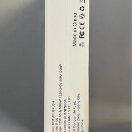 Hot Air Brush R-06 - Dual Voltage Hair Dryer Styling Brush 1000W/1200W