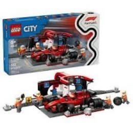 LEGO City Formula 1 Race Car - Building Set with Pit Crew Minifigures