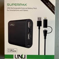 SUPERPAK UNU Rechargeable External Battery Pack - 10000mAh Universal Power Bank