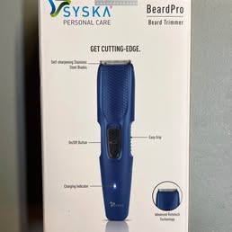 SYSKA BeardPro Beard Trimmer HT350U - Cordless Rechargeable Trimmer for Men