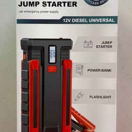 3-in-1 Car Jump Starter 4000A - Portable Power Bank & Emergency Flashlight (Open Box)