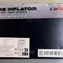 CaRSun C3012-1 12V Tire Inflator with LED Light - 150 PSI Portable Air Compressor (Open Box)