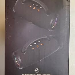 Wireless Hi-Fi Bluetooth Speaker with TWS Stereo Pairing - Portable Speaker (Open Box)