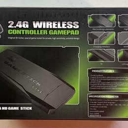 Professional Game Stick Lite - 4K HDMI Retro Console with 2.4G Wireless Controllers (Open Box)