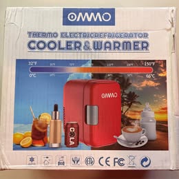 OMMO Thermo Electric Refrigerator Cooler & Warmer - Portable 6L Mini Fridge (Open Box)