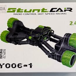 EULOGIA RC Stunt Car - 2.4GHz Remote Control High-Speed Racing Car with 360° Rotation