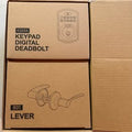 Veise KS02B Keypad Digital Deadbolt & 801 Lever Set - Complete Lock System (Open Box)