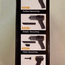 3-in-1 Handheld Vacuum - Cordless Vacuum, Air Blower & Hand Pump (Open Box)