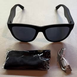 OVO-1 Smart Glasses v6.0 - Bluetooth Audio Sunglasses with Hands-Free Calling (Open Box)