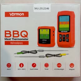 Vermon 150 P2 Wireless BBQ Meat Thermometer - Dual Probe Digital Thermometer (Open Box)