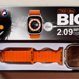 Hiwatch Pro T900 Ultra Smart Watch - 2.09" Display with Wireless Charging (Open Box)