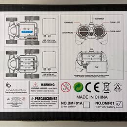 360° Stunt RC Car - Double-Sided Remote Control with Lights & Music (Ages 6+)