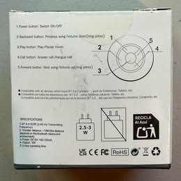 Splash-Proof Bluetooth 5.0 Shower Speaker - Wireless Portable Speaker (Open Box)