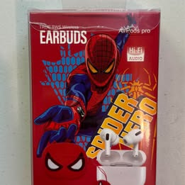 Spider-Man TRUE TWS Wireless Earbuds - Bluetooth 5.2 Hi-Fi Earbuds (Open Box)