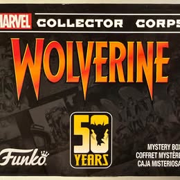 Marvel Collector Corps Wolverine Mystery Box - Funko Pop & Exclusive Items (Open Box)