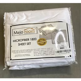 Mojo room Microfiber 1800 Sheet Set - Ultra Soft Brushed Microfiber Bedding