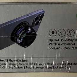 CROOPAD Magnetic Suction LED Speaker - Bluetooth 5.4 Portable Speaker