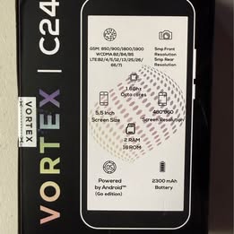 VORTEX C24 Smartphone - 5.5" Display Android 14 Unlocked Phone 2GB/16GB