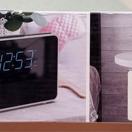 LERSGÒ HR1901BT Bluetooth Alarm Clock Radio - FM Radio with USB Charging (Open Box)