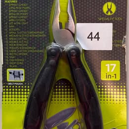 TUPW 17-in-1 Multi-Tool MT-2231 - Stainless Steel Pliers with LED Light