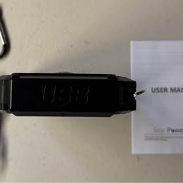SAFE SPEED Solar Power Bank with Flashlight & Compass - 10000mAh Portable Charger (Open Box)