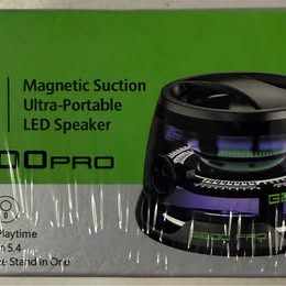 CROOPAD Magnetic Suction LED Speaker - Bluetooth 5.4 Portable Speaker
