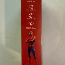 Spider-Man TRUE TWS Wireless Earbuds - Bluetooth 5.2 Hi-Fi Earbuds (Open Box)