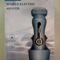 Akunbem Women's Electric Shaver - Waterproof Rechargeable Body Shaver with LED Display