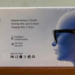 OVO-1 Smart Glasses v6.0 - Bluetooth Audio Sunglasses with Hands-Free Calling (Open Box)