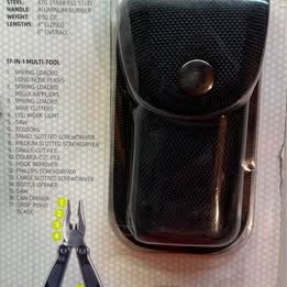 TUPW 17-in-1 Multi-Tool MT-2231 - Stainless Steel Pliers with LED Light