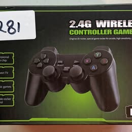 Professional Game Stick Lite - 4K HDMI Retro Console with 2.4G Wireless Controllers (Open Box)