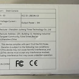 Dash Camera S3 - Full HD 1080p Multi-Channel Traffic Recorder (Open Box)