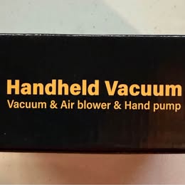 3-in-1 Handheld Vacuum - Cordless Vacuum, Air Blower & Hand Pump (Open Box)
