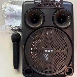 GEDI-G GD-892 RGB Portable Wireless Speaker with LED Lights (Open Box)