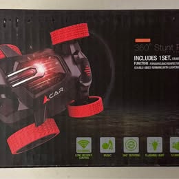 360° Stunt RC Car - Double-Sided Remote Control with Lights & Music (Ages 6+)