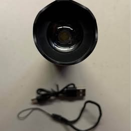 TY-908 High-Power LED Flashlight - 1200 Lumens USB Rechargeable (Open Box)