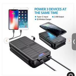 Safe Speed Portable Solar Power Bank - Eco-Friendly Emergency Charger
