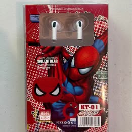 Spider-Man TRUE TWS Wireless Earbuds - Bluetooth 5.2 Hi-Fi Earbuds (Open Box)
